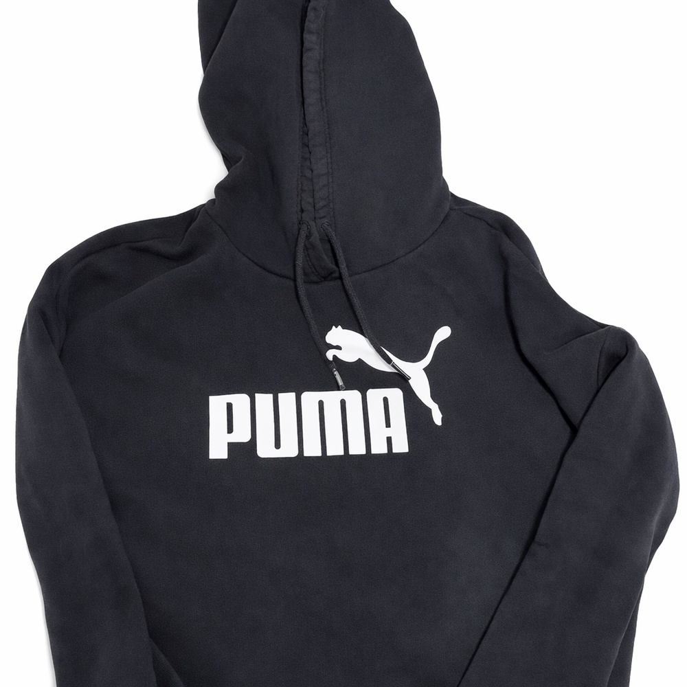 Authentic PUMA Black Logo Hoodie | Women’s S | Worn Once